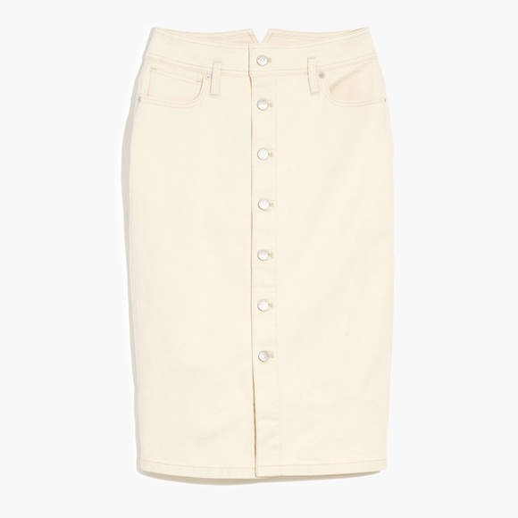 Madewell Dresses & Skirts - Madewell Denim Skirt Vintage Canvas Wash  size 10